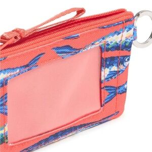 Vera Bradley Fish Tale Zip ID Case NWT